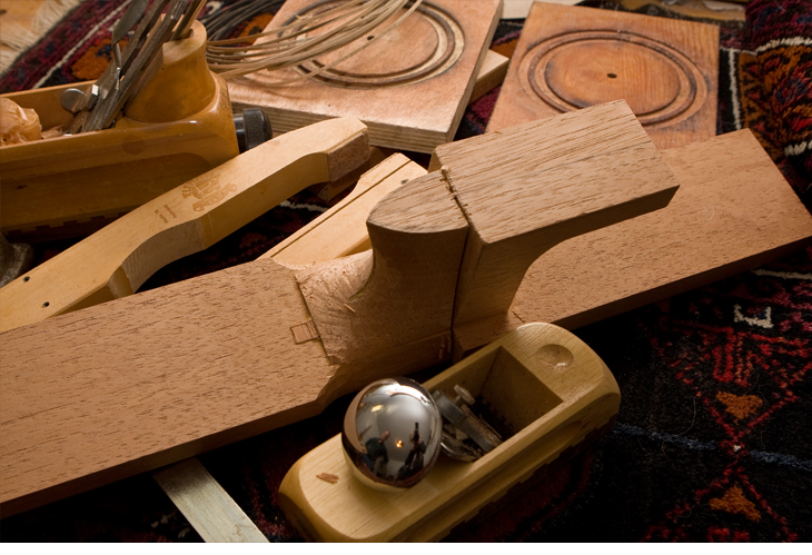 tools used for hand making guitars