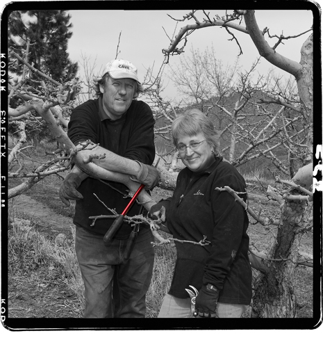 Denise and Richard MacDonald - orchardists