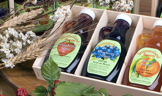 Summerland Sweets syrups